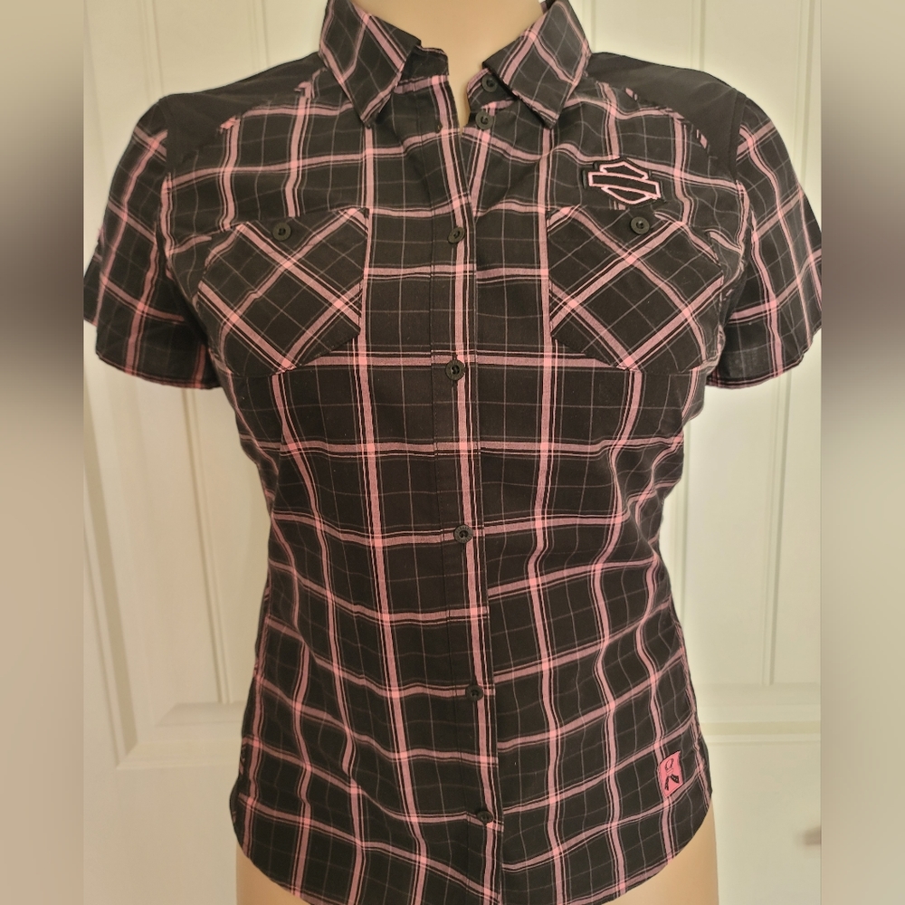 New Harley Davidson L- Pink & Black